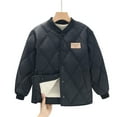 thumbnail image 1 of AUNVITO Winter Warmth Unisex Kids Padded Cotton Coat 3-15Y Heavyweight Fleece-Lined Jacket for Outdoor Play & Casual Wear, 1 of 3