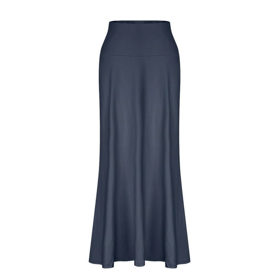 AUNVITO Women Girls High Waist Stretchy Lounge Skirt, Casual Nylon-Spandex Blend, Multi-Color Options for Dating, Vacations & Daily Wear