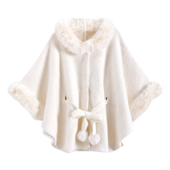 AUNVITO Women's Belted Shawl Cape Jacket Stand Collar Long Sleeve Casual and Stylish Outerwear