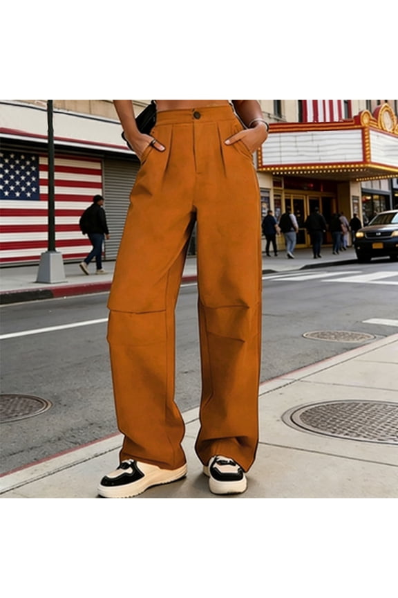 Women's Casual Outdoor Cargo Pants Waterproof Quick-Dry with Multiple Pockets for Hiking and Sports