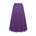 thumbnail image 1 of AUNVITO Women's Casual Sheer Mesh Skirt Elastic Waist Ankle-Length Flowy and Fashionable, 1 of 6