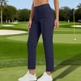 thumbnail image 1 of AUNVITO Women's Elastic Ankle-Length Casual Pants Lightweight and Stretchy for Golf Travel Sporty Style, 1 of 9