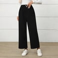 thumbnail image 1 of AUNVITO Women's Elastic Waist Corduroy Pants with Button & Zipper Pockets, Stretch Fit Casual Trousers for Everyday Wear (98% Cotton, 2% Spandex), 1 of 9