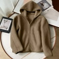 thumbnail image 1 of AUNVITO Women's Fleece Hooded Jacket Heavyweight Full-Zip Warm Loose Fit Casual Outerwear Winter Coats, 1 of 7
