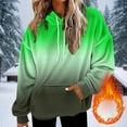 thumbnail image 1 of AUNVITO Women's Fleece Hoodie Loose Fit Drop Shoulder Pocket Oversized Casual Sweatshirt Cozy Winter Warm Pullover, 1 of 5