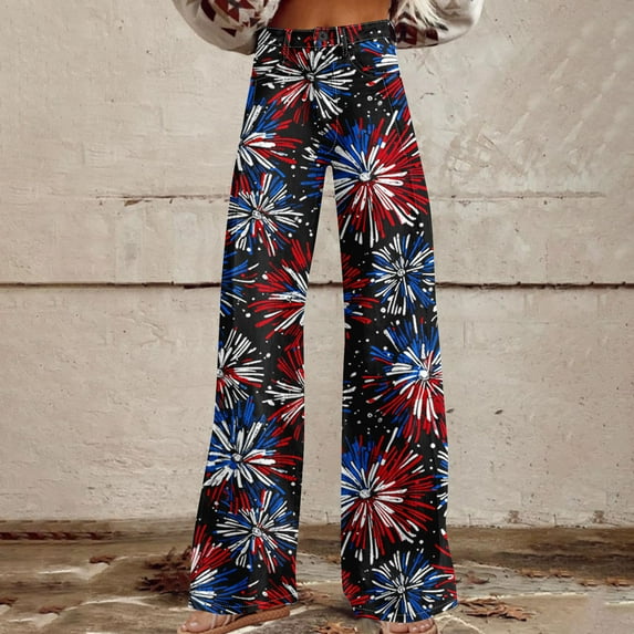 AUNVITO Women's High Waist Stretch Denim Pants With Button Pockets Straight Leg Wide Loose Fit Casual Comfort Jeans For Daily Fashion Vintage Style