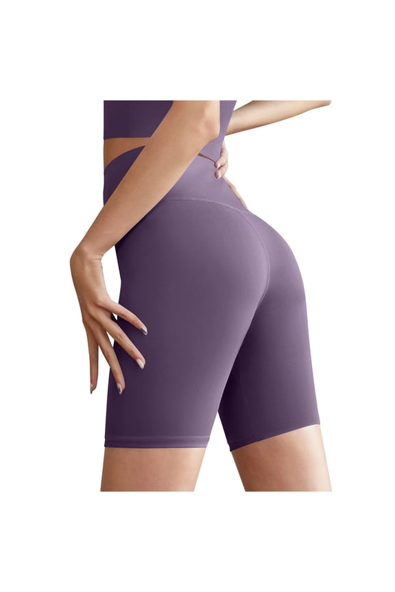 Women's High Waist Yoga Pants Tummy Control Ribbed Figure Shaping Casual Athletic Wear
