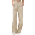 thumbnail image 1 of AUNVITO Women's Loose Fit High Waist Cargo Pants Hiking Elastic Stretch Nylon Spandex Casual Outdoor Utility Trousers, 1 of 6