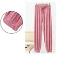 thumbnail image 1 of AUNVITO Women's Pajama Pants Loose Fit Elastic Waistband Cuffed Ankles Casual and Comfortable Style, 1 of 5