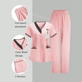 thumbnail image 1 of AUNVITO Women's Scrubs Uniform Set with Four Way Stretch for Workwear Set, 1 of 9