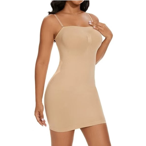 AUNVITO Women's Shapewear Bodysuit Strapless Slimming Bustier with Tummy Control and Lifting Effect Comfortable Body Shaping Wear