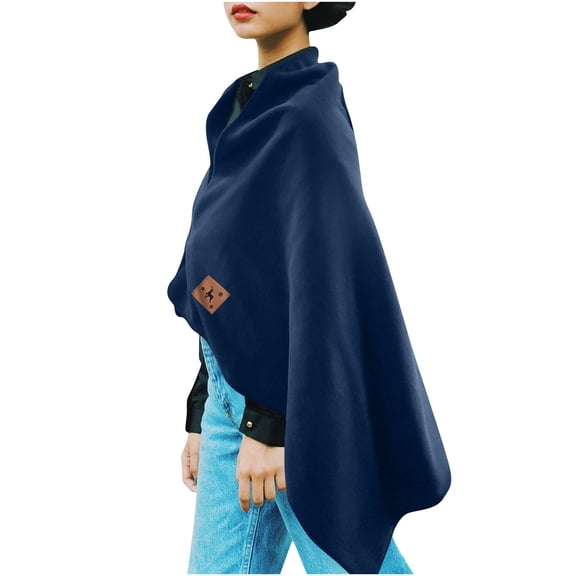 AUNVITO Women's Shawl Heating Blanket Buttery-Soft Knit Fabric Lightweight Warmth Casual and Versatile Style