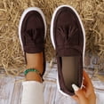 thumbnail image 1 of AUNVITO Women's Slip-On Loafers Tassel Detail Breathable Lightweight Casual Shoes for Everyday Wear in Black/Blue/Beige/Brown, 1 of 7