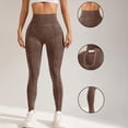 thumbnail image 1 of AUNVITO Women's Sports Leggings with Pockets High-Waist Tummy Control Yoga Running Workout Quick-Dry Moisture-Wicking, 1 of 6