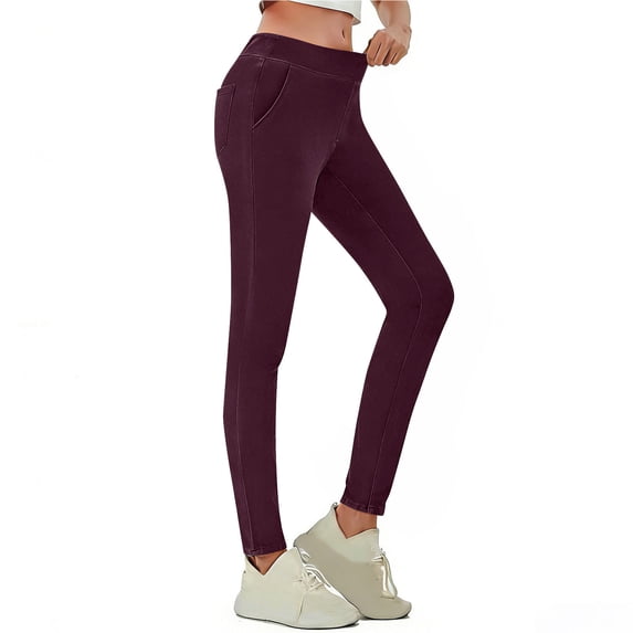 AUNVITO Women's Stretch Jeans High Waist Skinny Denim Pants Fashionable and Slim Fit