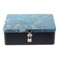 thumbnail image 1 of BESTONZON 1 Set of Storage Box Retro Style Gift Case with Padlock Keys for Organization, 1 of 5