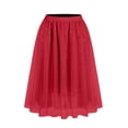 thumbnail image 1 of AUNVITO Women's Tulle Skirt Layered Cake Design with Sparkle Details Romantic and Elegant Style, 1 of 2