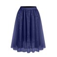 thumbnail image 1 of AUNVITO Women's Tulle Skirt Layered Cake Design with Sparkle Details Romantic and Elegant Style, 1 of 2