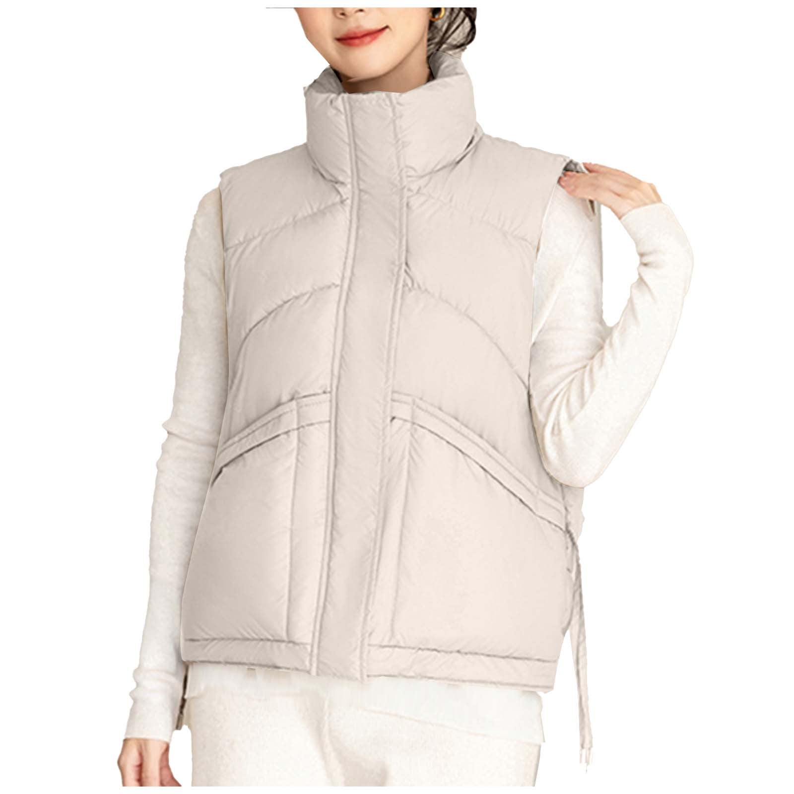 AUNVITO Women s Winter Sleeveless Vest Quilted Jacket Lightweight Warm aunvito-women-s-winter-sleeveless-vest-quilted-jacket-lightweight-warm
