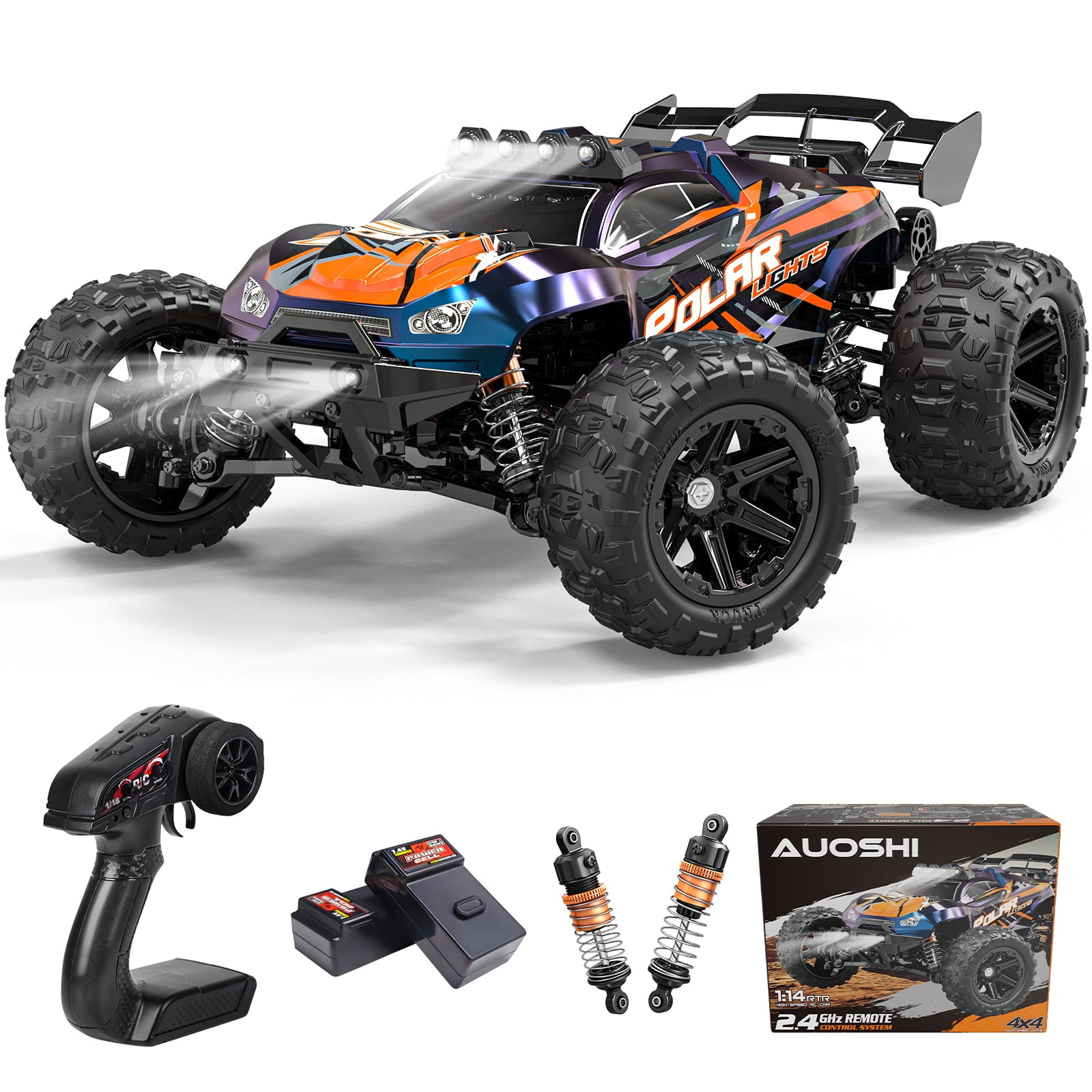AUOSHI Fast RC Cars For Adults 40 MPH All Terrain High Speed Off Road 