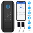 AUOSHI Security Smart Lock Fingerprint Door latch Keyless Entry WiFi