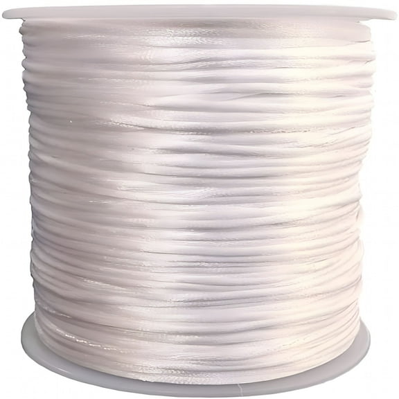 AUQ 1.5 mm Nylon Satin Cord Beading Braided Thread String for Macrame Bracelets,Chinese Knotting,Necklaces,Jewelry Making