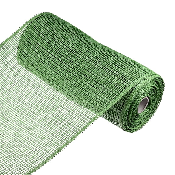 AUQ 10 inch x 10 Yards Burlap Mesh Poly Mesh Ribbon for Gift Decoration/Wreath Making Craft