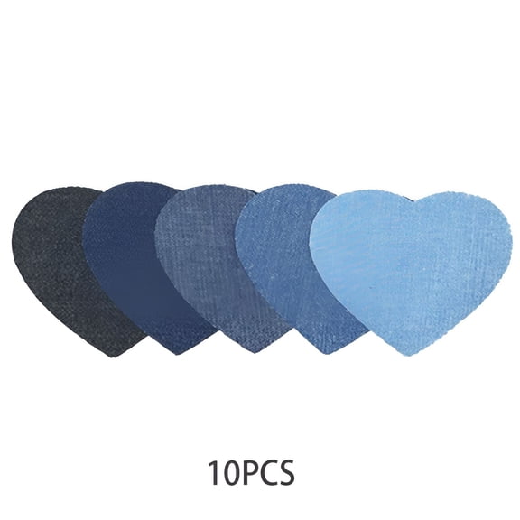 AUQ 10Pcs Iron on Patches,Elastic Fabric Iron on Patches for Clothes,Strong and Stretch-Resistant Patches for Clothes,All