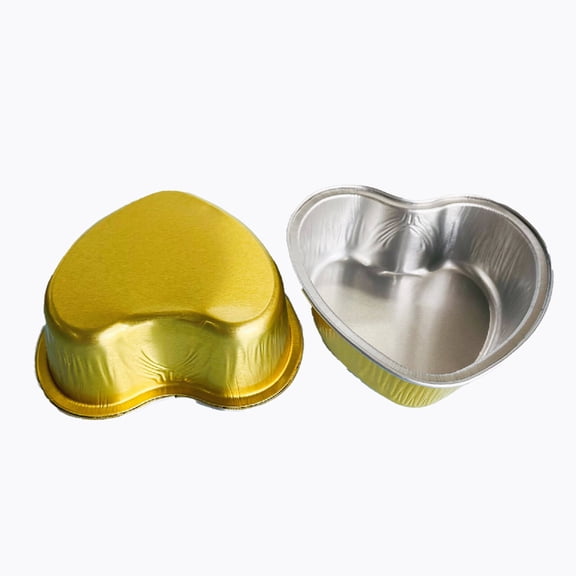 AUQ 10Pcs Pie Pan,Suitable for Baking Various Small Cakes,Tart Pan,Safe And Non-Toxic Mini Cupcake Pans,Yellow