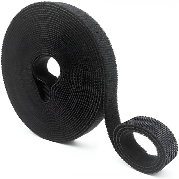 AUQ 16ft Hook and Loop Straps, 1 Inch Wide, Cut to Length