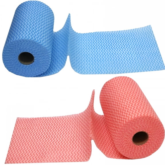 AUQ 2 Rolls of Reusable Wipes Household and Kitchen Towels