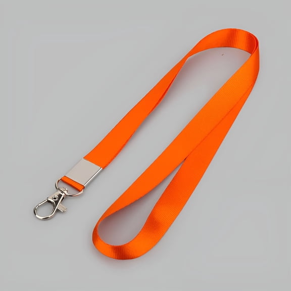 AUQ 2 pcs Lanyard,Long Neck Lanyard Key Lanyard Strap,Orange