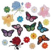 AUQ 20 Pcs Iron on Patches,Strong Moisture Absorption Patches,Good Breathability Iron on Patch