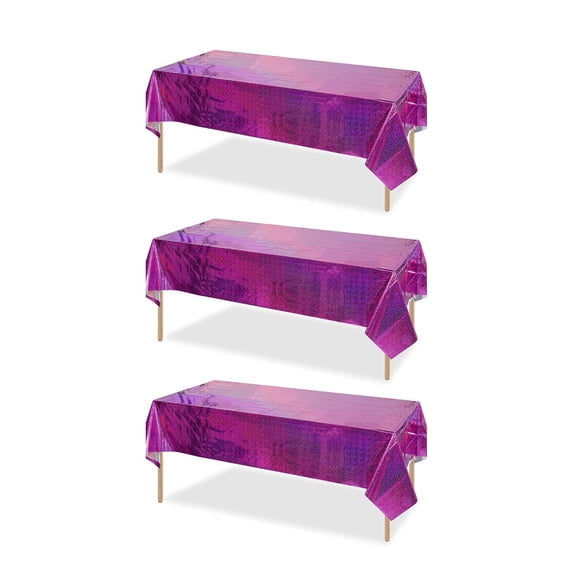 AUQ 2026 New 3Pcs Table Cloth,Convenient Disposable Design Table Covers ...