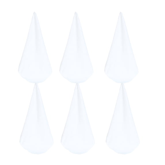 AUQ 2026 New 6Pcs Towels Thicken Microfiber Towels for Cars Quick Drying Water Wipes White for Car Cleaning Home Travel Wet Surfaces Spills