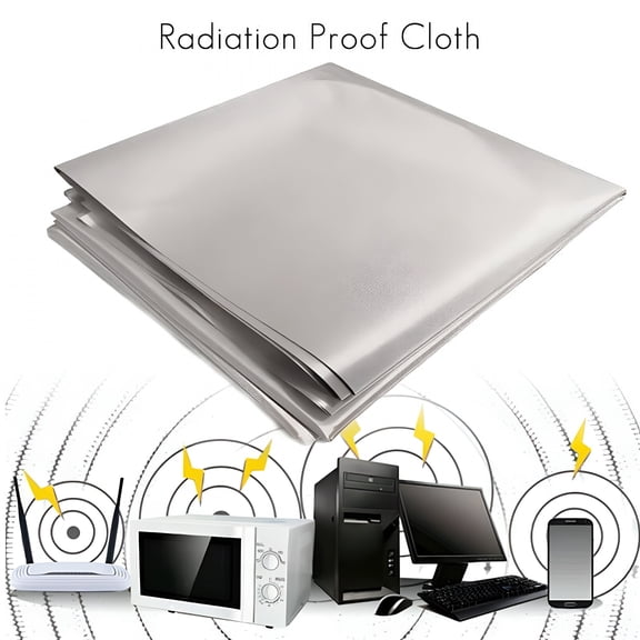 AUQ 2026 New Anti Radiation Blocking Fabric for Emf Protection,Rfid Shielding,Wifi&Signal Reduction 1M for Home,Office,Travel,Emf Shielding,Health Protection
