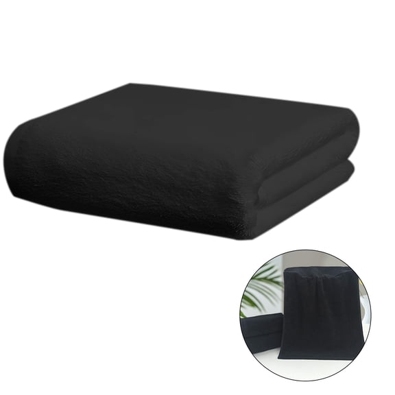 AUQ 2026 New Bath Towels Large,Sleek Black Design Black Towels,Strong Absorbent Fabric Bath Sheets,Style1,13.7829.530.39In for Bathroom, Spa, Gym, Hotel, Home, Travel.