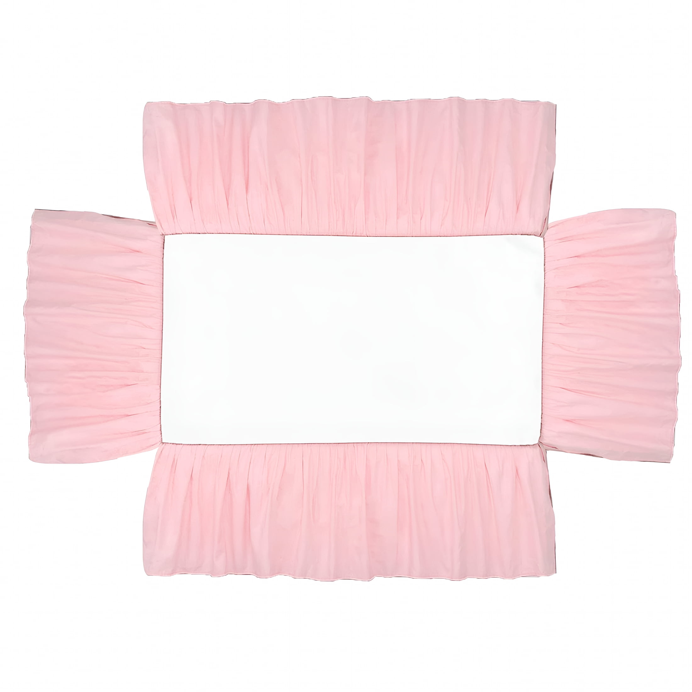 AUQ 2026 New Bed Dust Cover Easy Installation for Baby Crib, Toddler Bed, Nursery Soft Elastic Toddler Crib Bedding Skirt for Bedroom