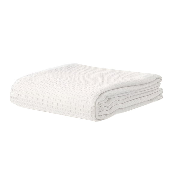 AUQ 2026 New Cooling Blanket Queen Size,Soft Comfy Bamboo Waffle Weave Blanket,Lightweight Summer Blanket Absorbs Heat to Keep Adults/Kids/Babies Cool on Warm Nights