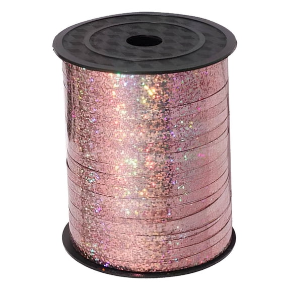 AUQ 2026 New Curling Ribbon 500-Yard Length Balloon String Shiny Ribbons Party Decorations for Birthday Wedding Festival Pink