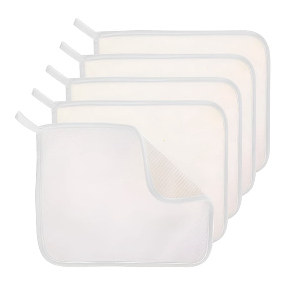 AUQ 2026 New Exfoliang Face and Body Wash Cloths Towel Soft Weave Bath Cloth,5Pcs Exfoliating Washcloths Dual-Sided Soft-Weave Bath Cloth Towel for Body Shower for Men and Women Wash Rags for Body