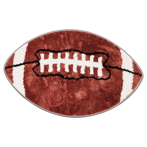 AUQ 2026 New Football Rug Alien Blanket Water Absorbing Door Pad Bathroom Mat Bathroom Door Mat Style for Bathroom Floors, Door Entrances, Home Decor, Kids' Rooms, Sports-Themed Rooms.