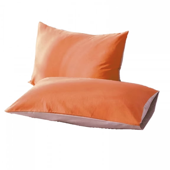 AUQ 2026 New Luxury Goose Feathers Down Pillow Queen Size,Hotel Quality Fluffy Bed Pillow,Soft Pillow for Sleeping,Organic Cotton Cover(5.91X2.76X0.78",Pack of 2)