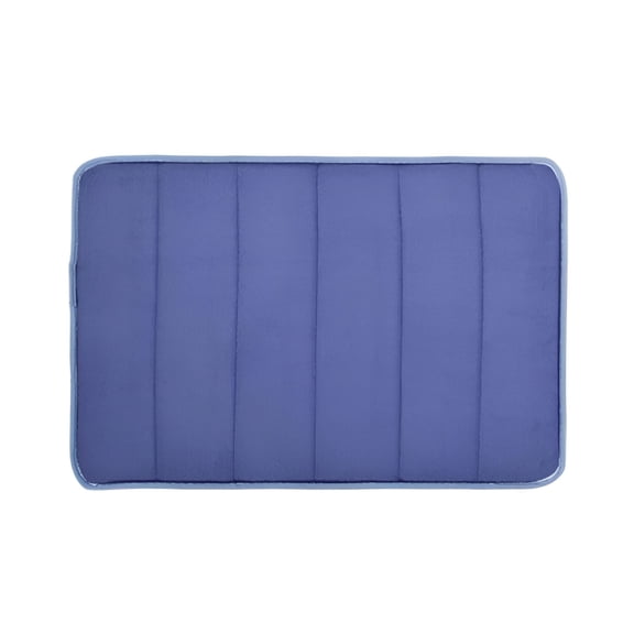 AUQ 2026 New Memory Foam Bathroom Rugs Non Slip Absorbent Soft Washable Bath Mats Small Area Carpet 17X24" for Bathroom,Shower,Home,Spa,Laundry