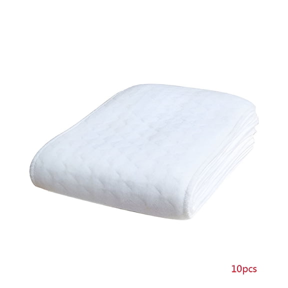 AUQ 2026 New Prefold Cloth Diapers Cotton,3Ply Washable Diapers for Babies to Toddlers Multi-Use for Home, Travel, Daycare, Nursery (10-35 Lbs) 10 Pcs/ Set
