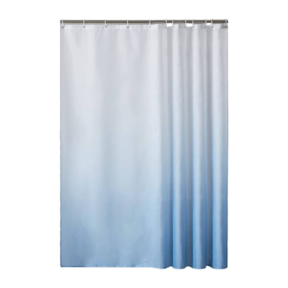 AUQ 2026 New Shower Curtains Convenient Storage Tall Shower Curtain Waterproof and Wear Resistant Fade Resistant Shower Splash Guard Light Blue for Bathroom Shower Home Use Wet Areas