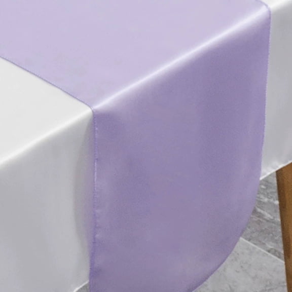 AUQ 2026 New Table Cloth,145Cm*145Cm Glossy Surface Long Table Cloth Rectangle Table,Wedding Tablecloth Event Elegance Plastic Table Cloth Disposable,Purple
