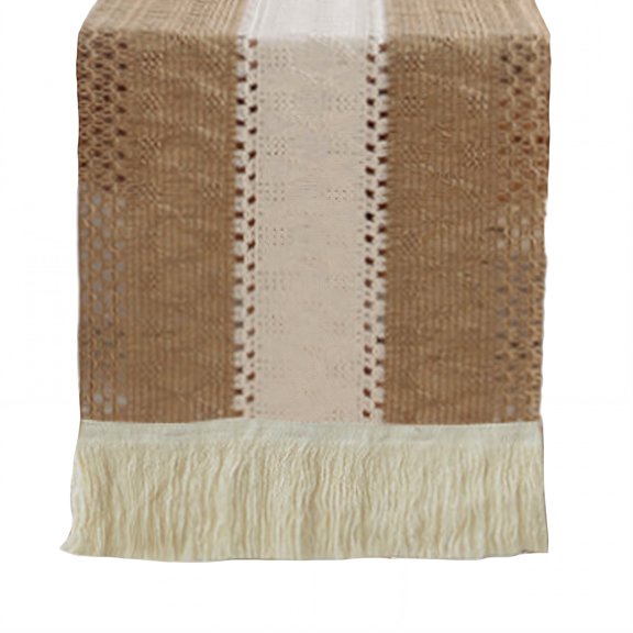 AUQ 2026 New Table Runner Cotton Fabric Table Runner 48 Inches Long Simple Upkeep Farmhouse Table Decor Style1 30*120Cm for Dining Room Kitchen Holiday Decor Party Coffee Table