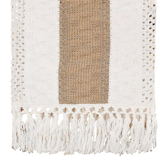 AUQ 2026 New Table Runner Fine Texture Feel Farmhouse Table Runner Cotton Linen Textile Table Runners for Dining Banquet Party Style2 30*160Cm