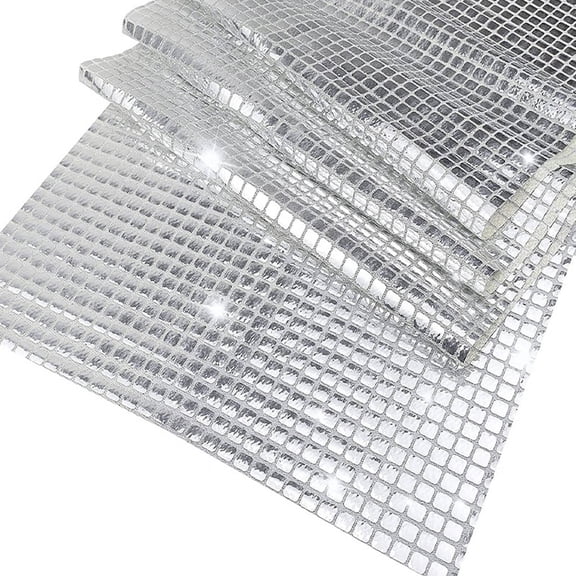 AUQ 2026 New Table Runner Unique Disco Mirror Sequin Design Table Cloth European Elegant Style Table Mats for Dining Room Party Home 30*180Cm Silver